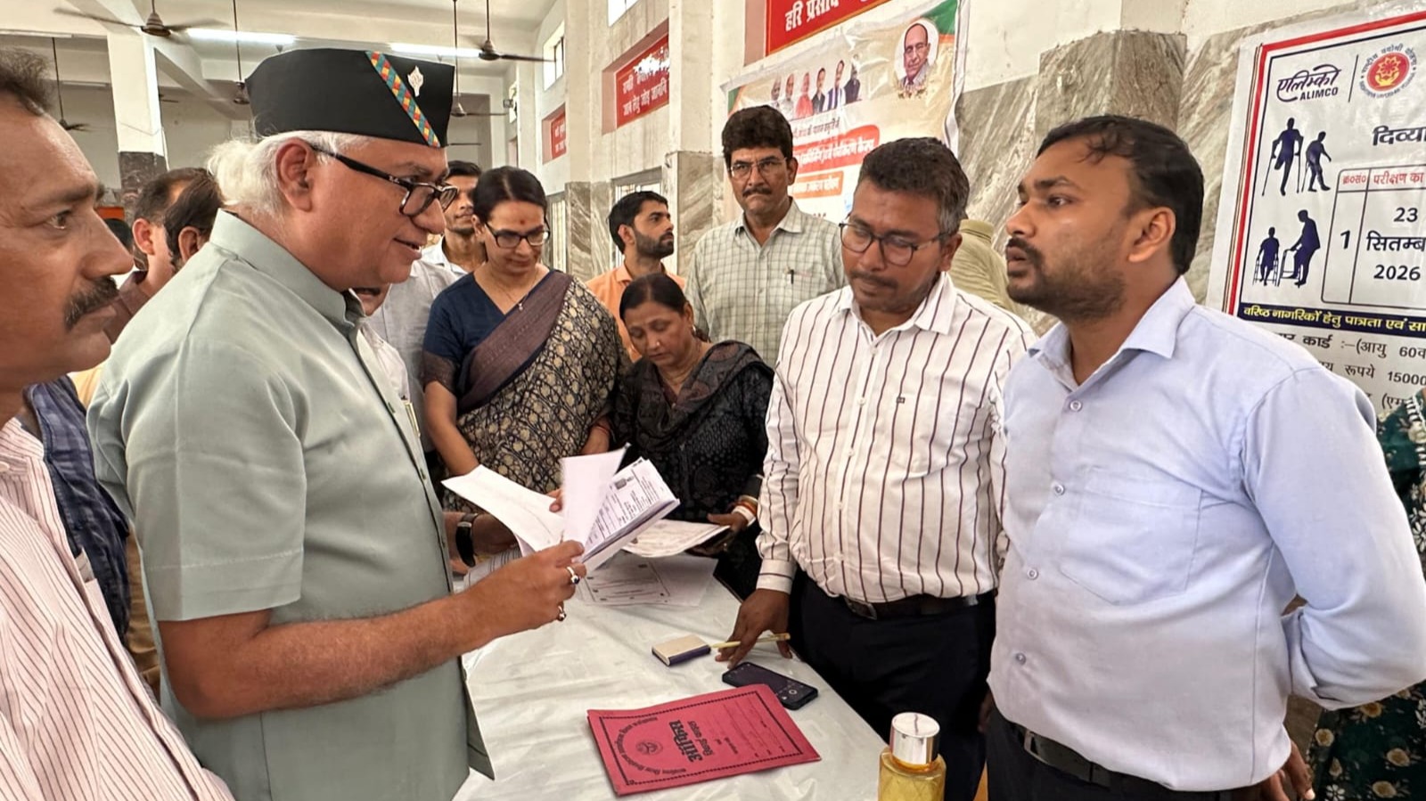 75 दिव्यांगजनों व वरिष्ठ नागरिकों ने कराया सहायक उपकरणों के लिए परीक्ष