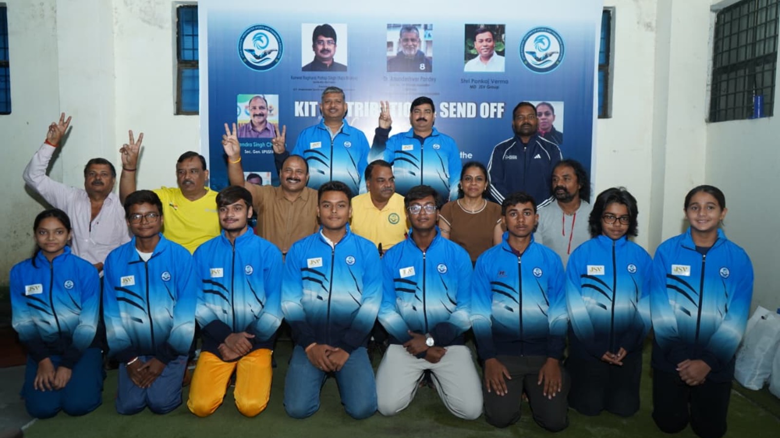 राष्ट्रीय फिनस्विमिंग के लिए राज्य टीम घोषित, खिलाड़ियों को मिली किट