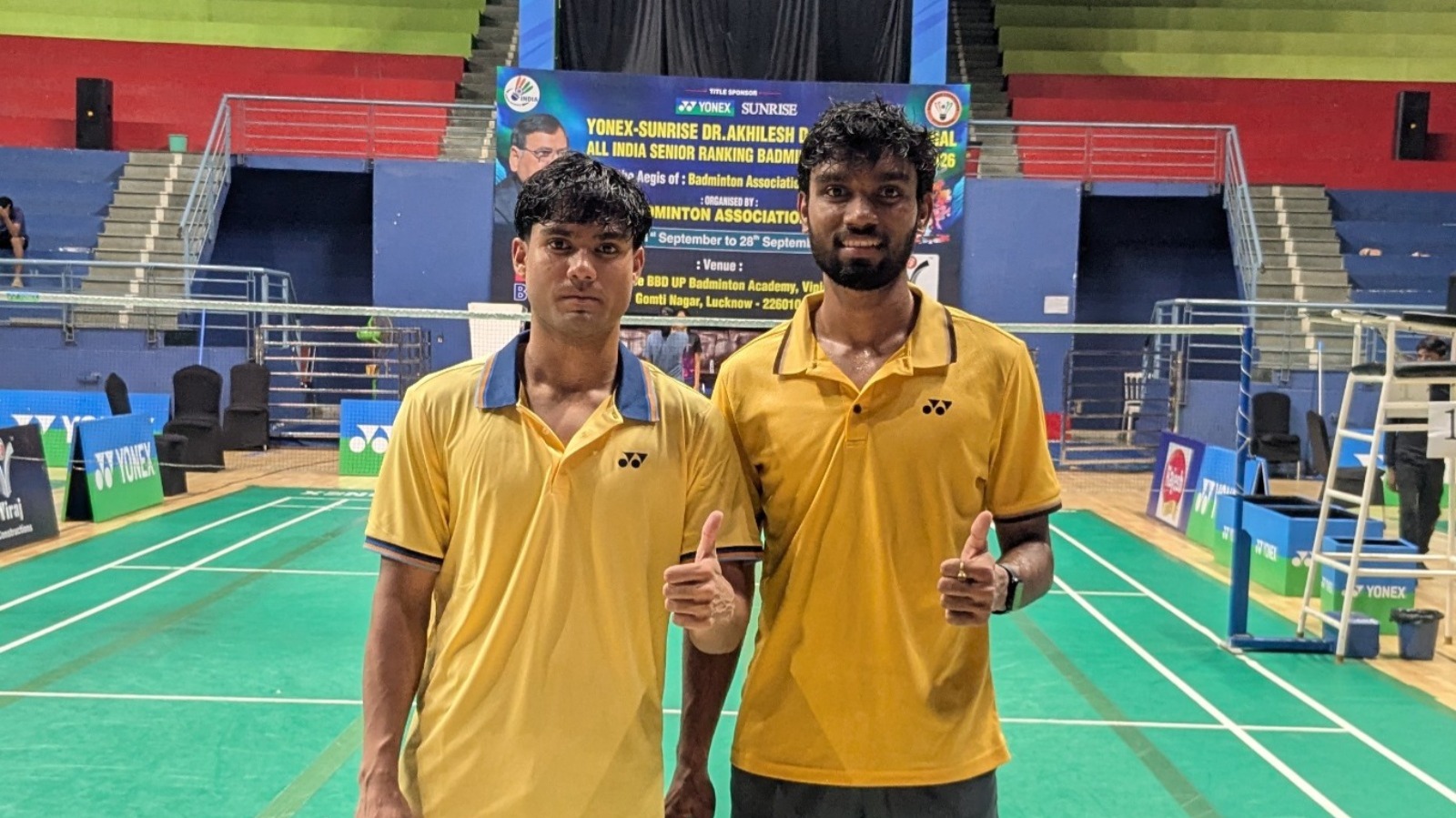 यूपी के अर्श और छत्तीसगढ़ के सौरव की जोड़ी ने उलटफेर कर फाइनल में बनाई जगह