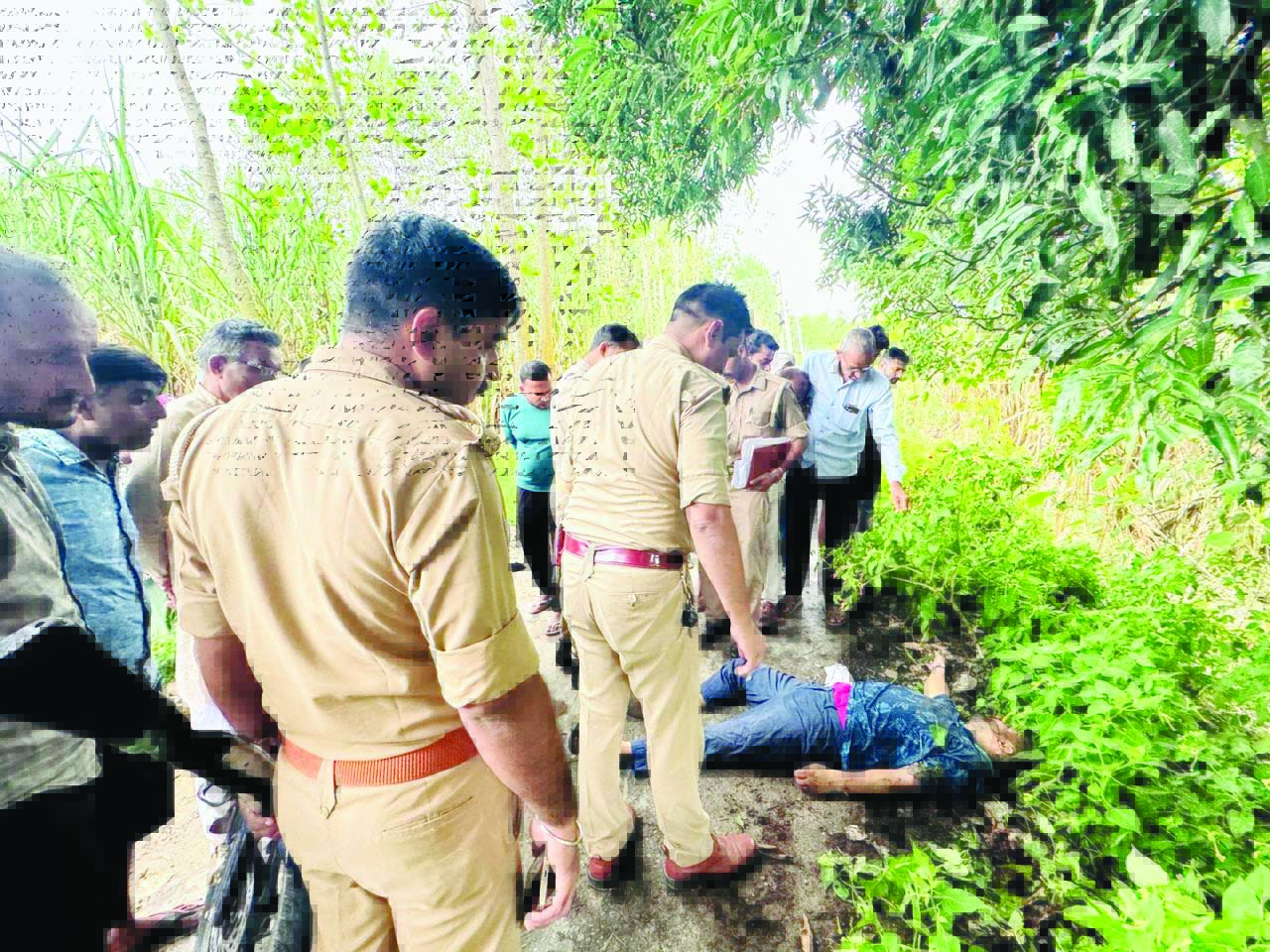वीरान रास्ते पर दिनदहाड़े किसान की गोली मारकर हत्या, मचा हड़कंप