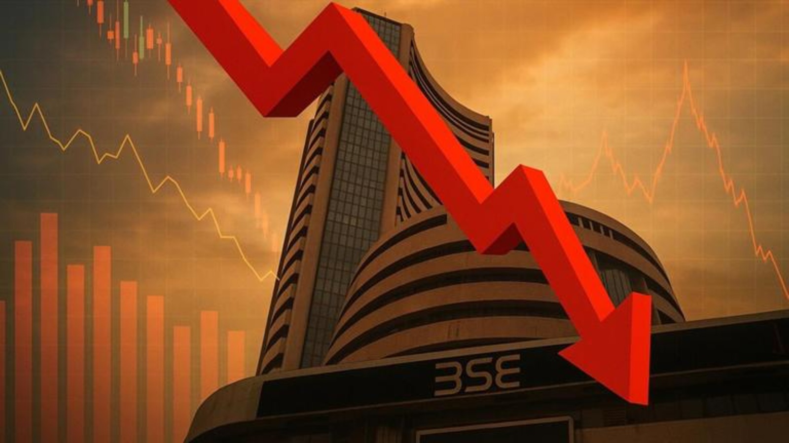 शेयर बाजार में लगातार दूसरे दिन गिरावट, सेंसेक्स 243 टूटा