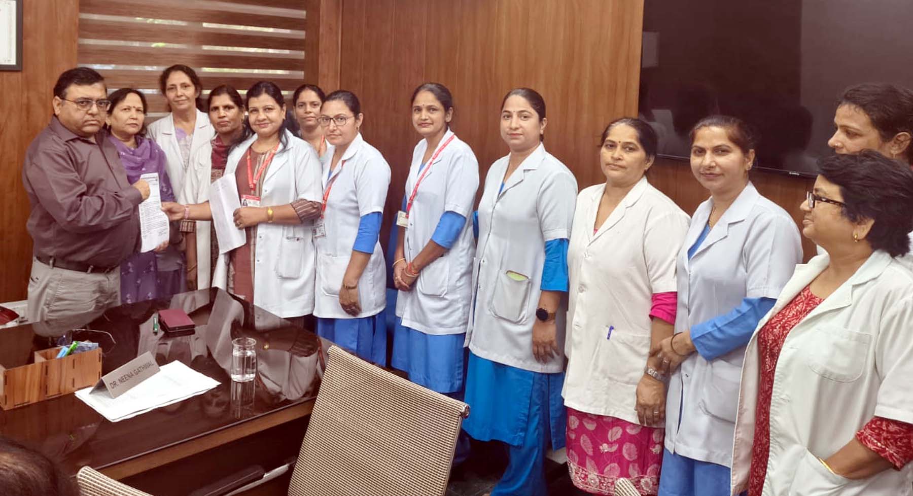 मॉडल ऑनलाइन ट्रांसफर पॉलिसी के विरोध में नर्सिंग ऑफिसर्स का आंदोलन आज से शुरू