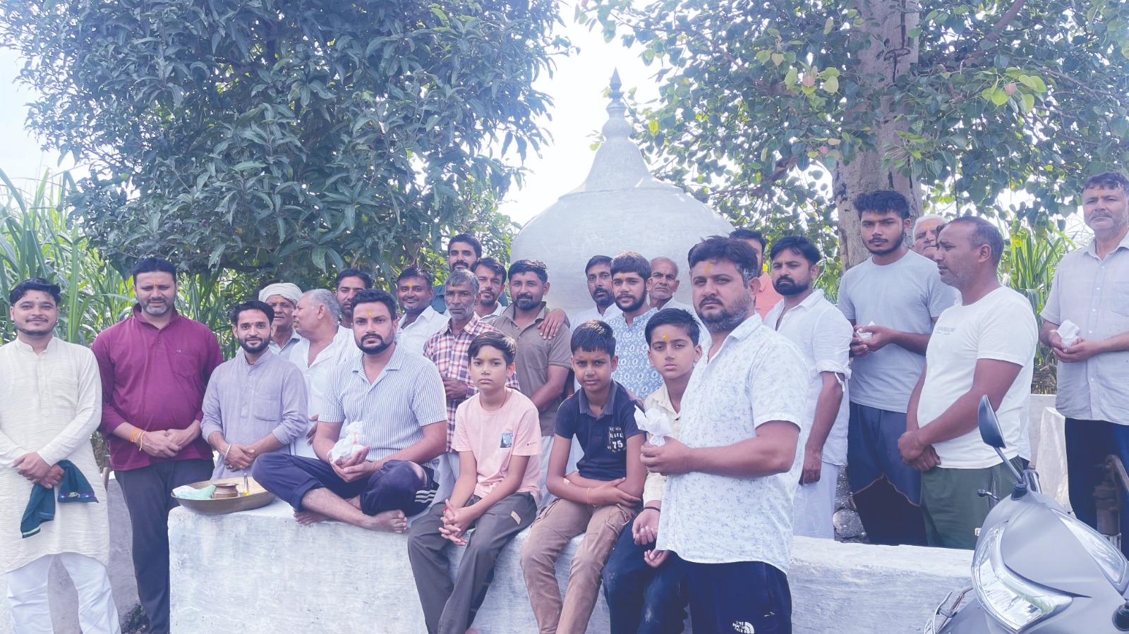 प्राचीन नाग देवता मंदिर के जीर्णोद्धार का शुभारंभ