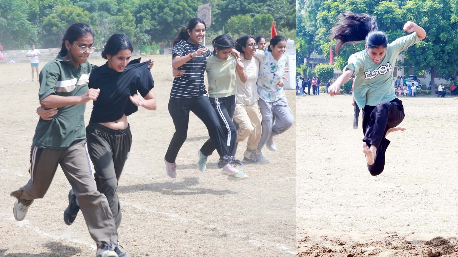 सेक्टर-14 राजकीय कन्या महाविद्यालय में निशा यादव ने मारा मैदान
