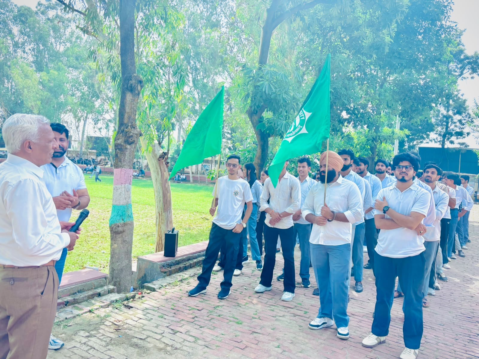 विश्वविद्यालय में नशा मुक्ति दौड़ का आयोजन