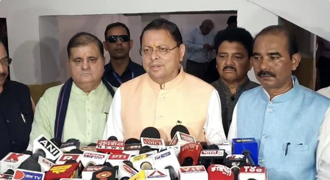 एसआईआर पर विपक्ष के प्रदर्शन को सीएम धामी ने बताया बहाना