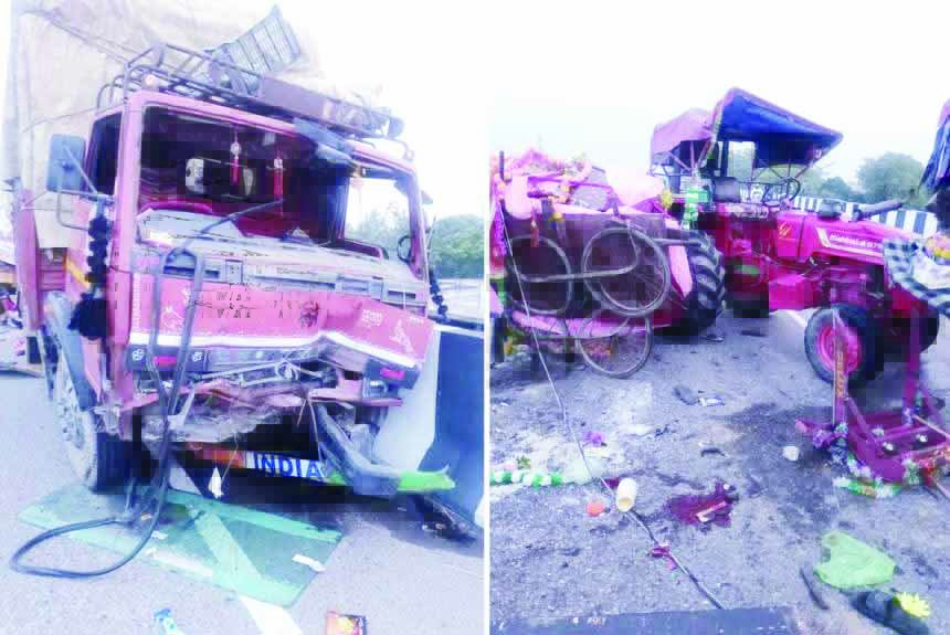 कैंटर ने श्रद्धालुओं को रौंदा, चार की मौत, 15 घायल