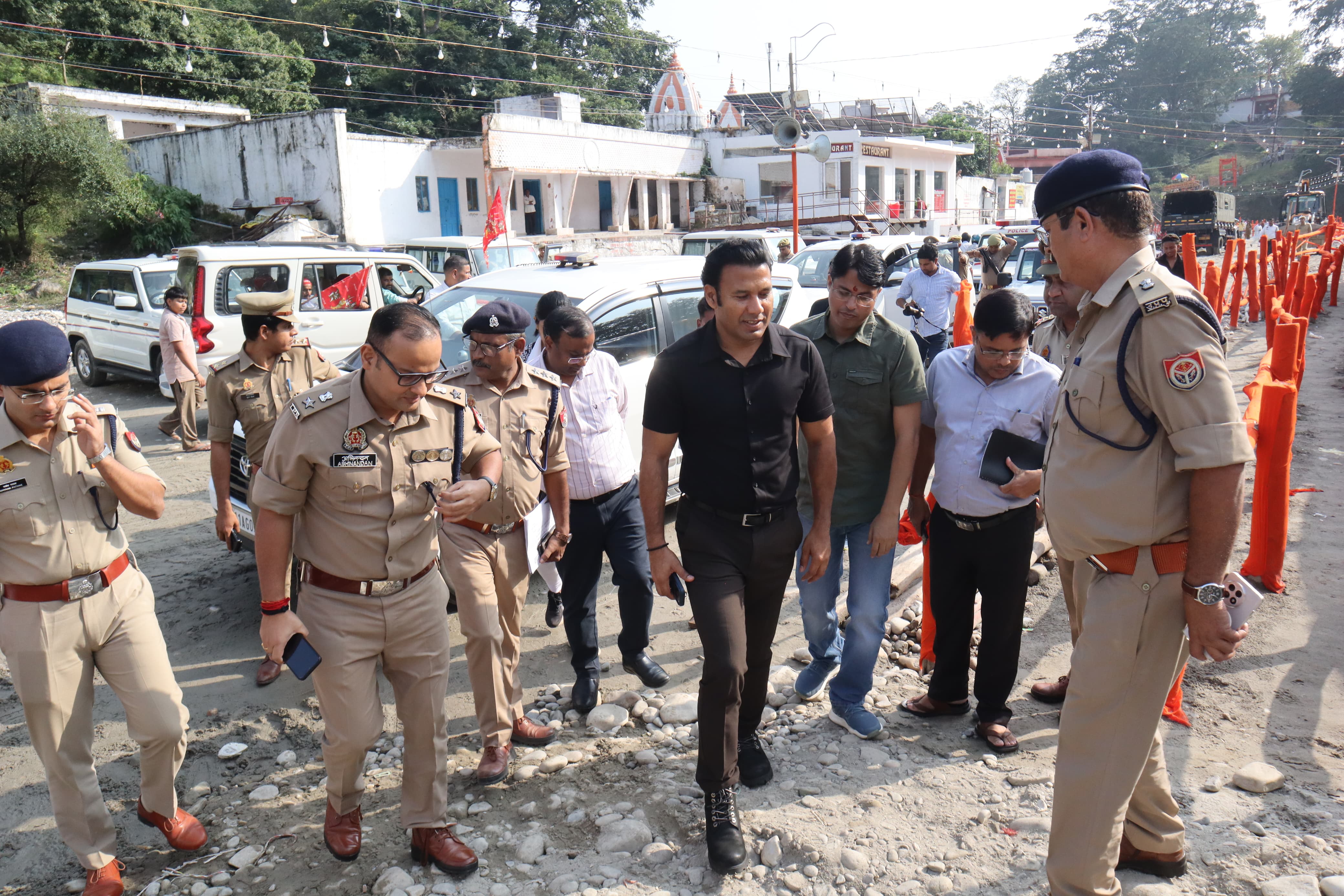 शाकुम्बरी मेले की तैयारियों का निरीक्षण