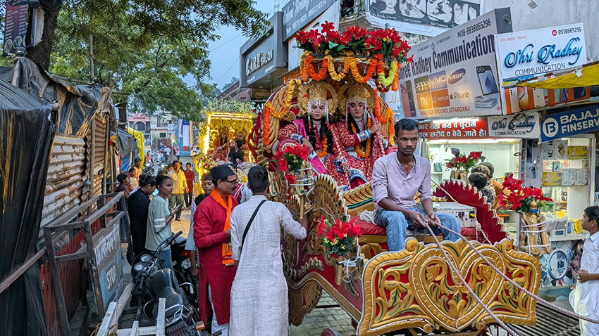 सितारगंज में निकली भव्य राम बारात