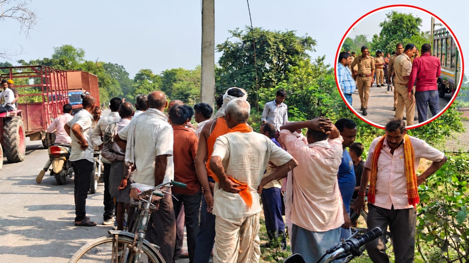सड़क किनारे मिला महिला का शव, हत्या की आशंका से सनसनी