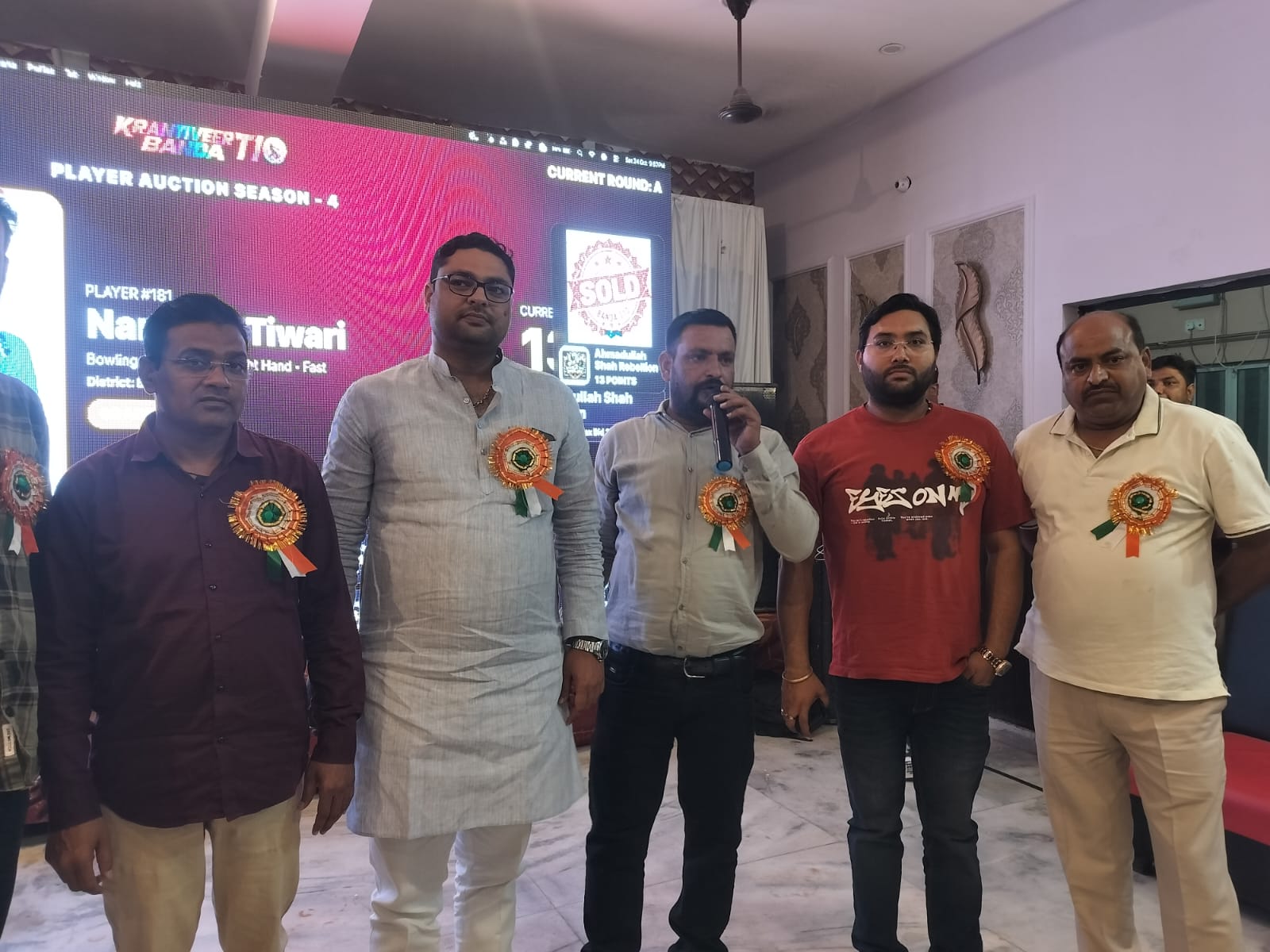 क्रांतिवीर टी-10 सीजन-4 का ऑक्शन संपन्न, 12 टीमों ने चुने 180 खिलाड़ी