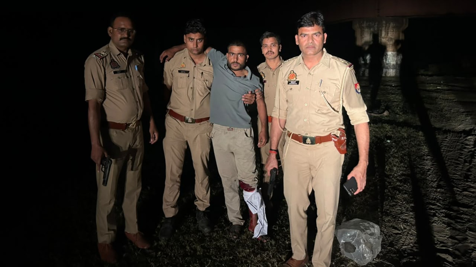 संजय सक्सेना हत्याकांड में मुठभेड़ के दौरान एक आरोपी गिरफ्तार, तीन अन्य भी पकड़े