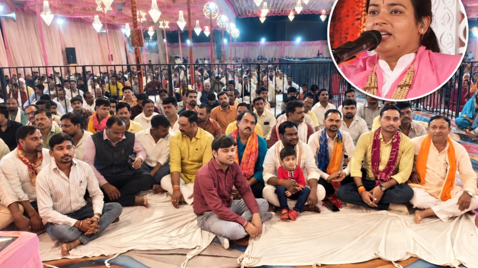 शबरी की भक्ति देख भावविभोर हुए श्रद्धालु, श्रीराम कथा में गूंजे जयकारे