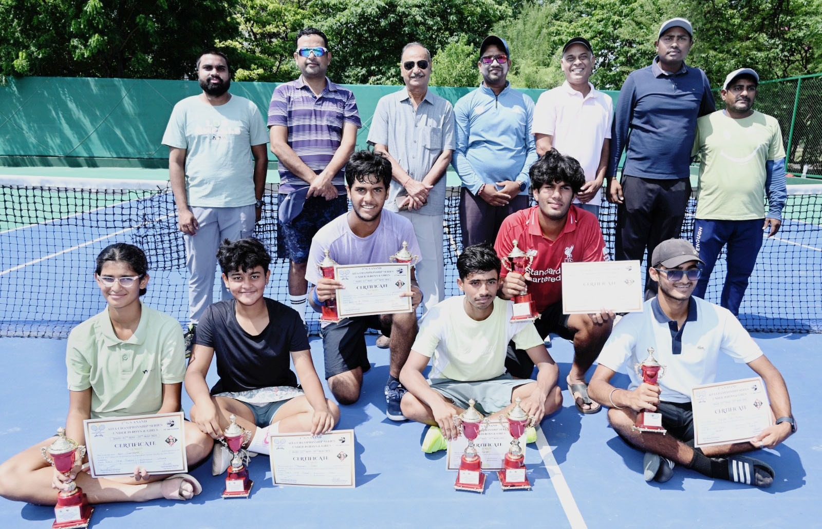 लामार्टिनियर लॉन टेनिस फैसिलिटी के अनुरुद्ध कुमार ने जीते दोहरे खिताब