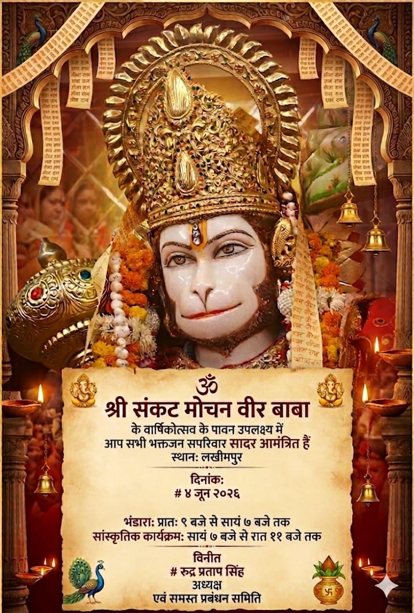 आज सजेगा संकटमोचन वीर बाबा का भव्य दरबार, होगा विशाल भंडारा