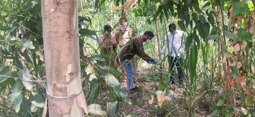 छह दिन से लापता युवक का शव गन्ने के खेत में मिलने से हड़कंप , परिजनों ने जताई हत्या की आशंका
