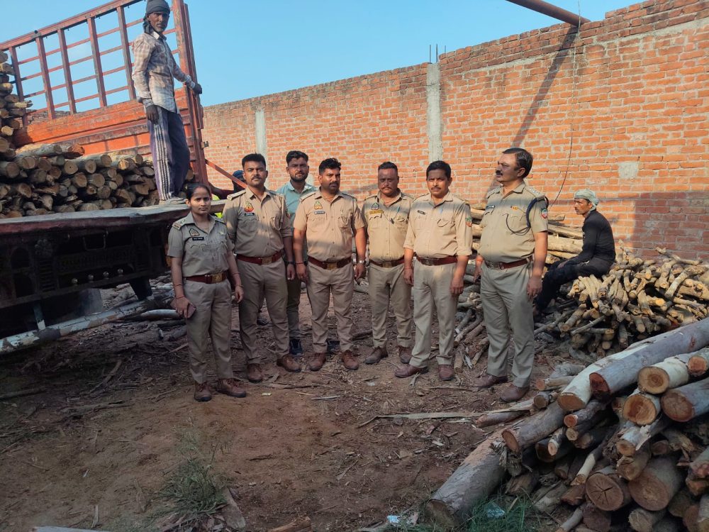 न्यूरिया में वन विभाग की बड़ी कार्रवाई, दो गोदामों से अवैध लकड़ी बरामद