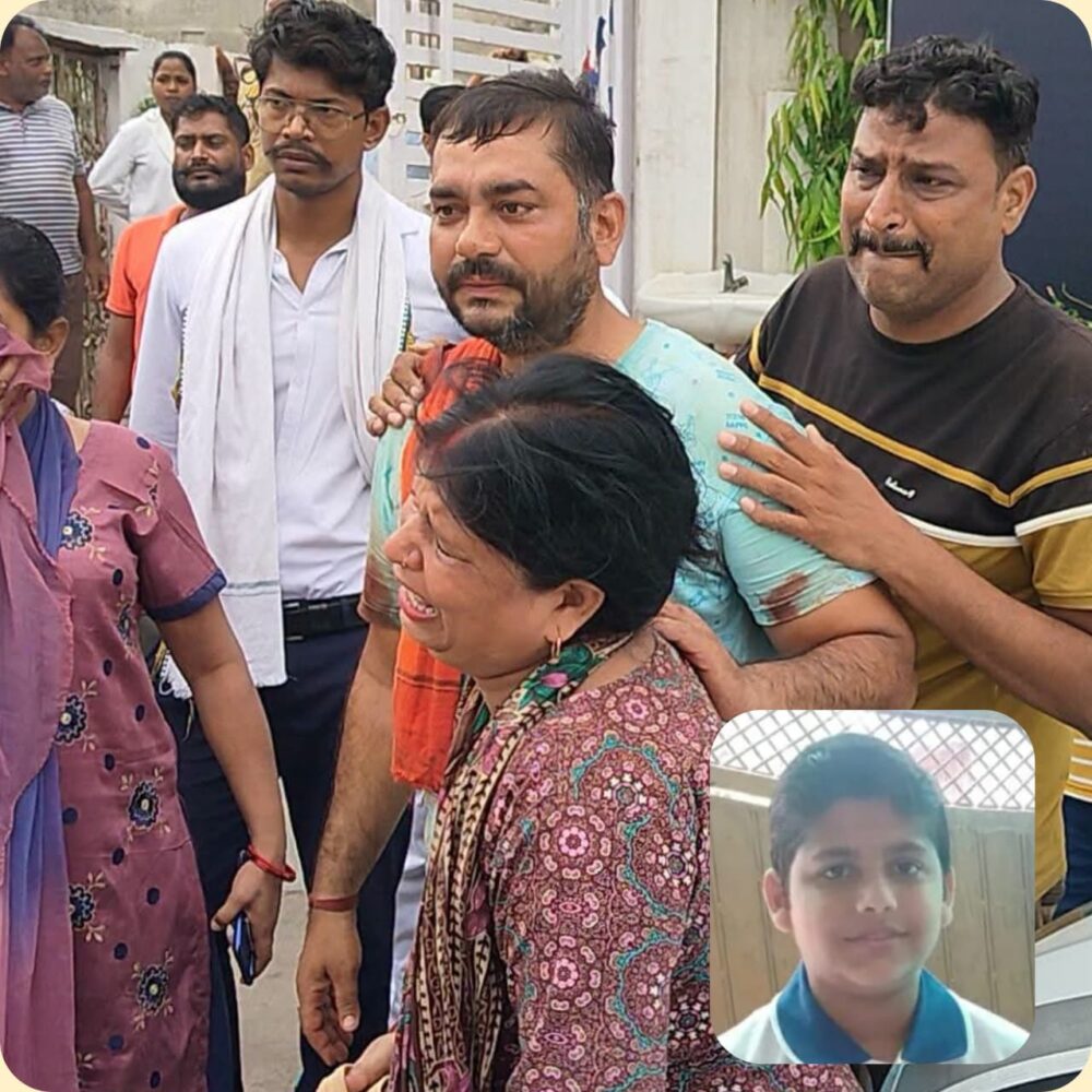 ट्रक की चपेट मे आकर 14 वर्षीय छात्र की मौत, ट्रक चालक फरार