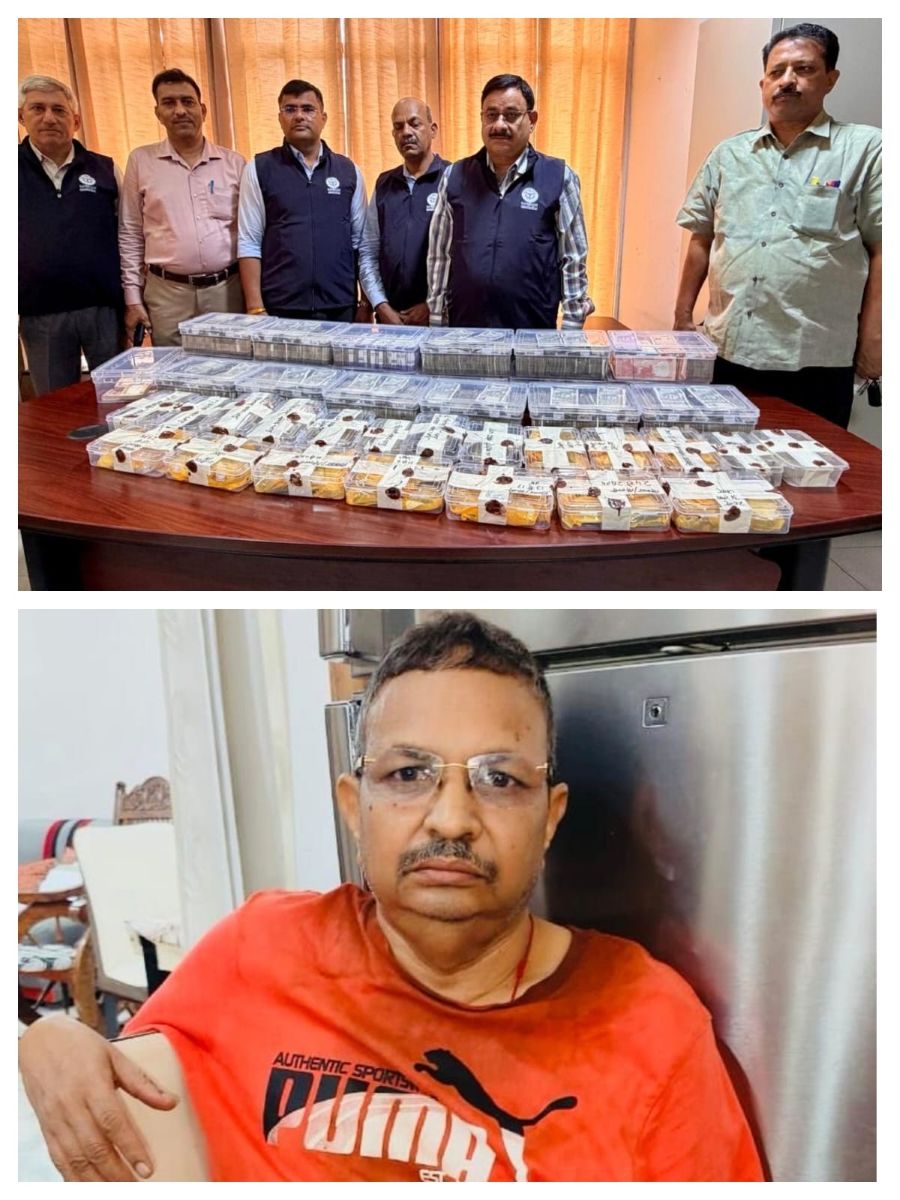 पूर्व एआरटीओ के घर से करोड़ों रुपए की नगदीं एवं सोना बरामद