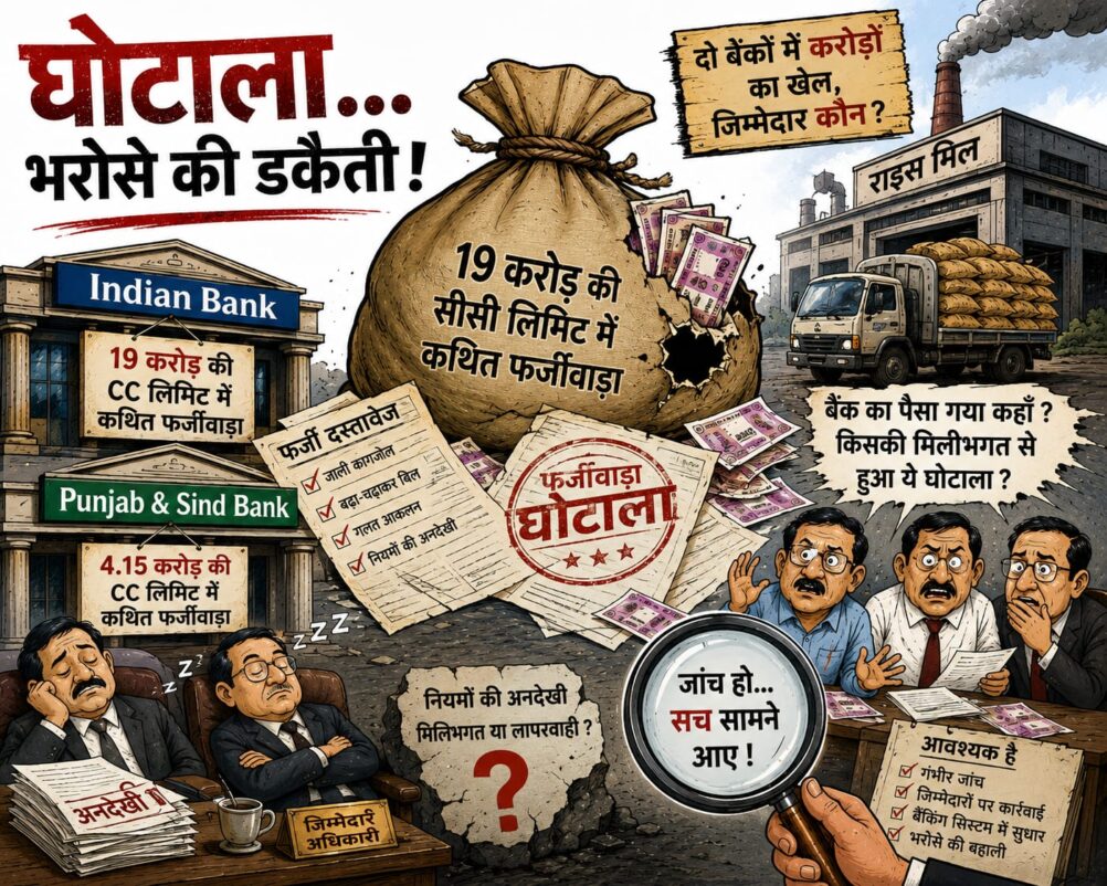 बैंक घोटाला या भरोसे की डकैती, दो बैंकों में करोड़ों के खेल पर उठे बड़े सवाल