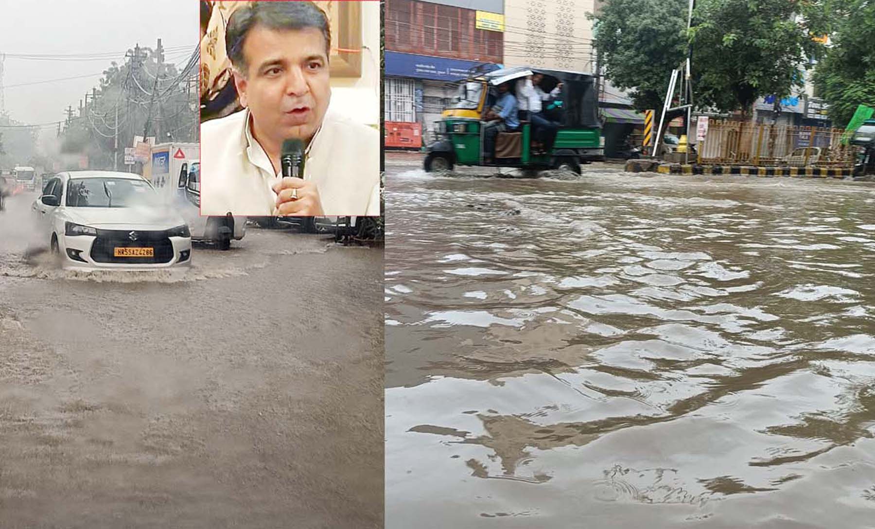 गुरुग्राम को डूबने से नहीं बचा पा रही ट्रिपल इंजन की सरकार: पंकज डावर