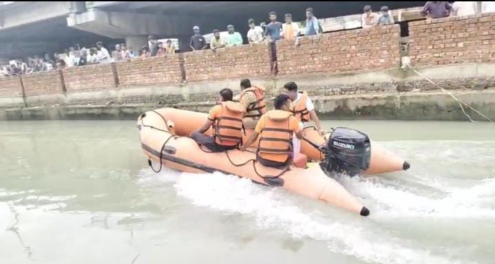 दो दिन तक एसडीआरएफ टीम ने नहर में चलाया गया सर्च अभियान, कोई शव नहीं हुआ बरामद