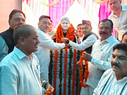 राहुल गांधी के बयानों के विरोध में भाजपा का सामाजिक सौहार्द संकल्प धरना