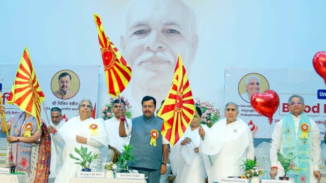 रक्तदान विश्व बंधुत्व की भावना को सुदृढ़ करने का पवित्र माध्यम: नितिन नवीन