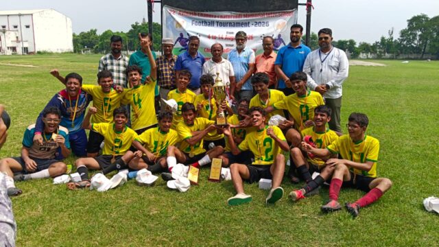 मोनफोर्ड स्कूल ने जीता 22वां अविनाश चतुर्वेदी फुटबॉल टूर्नामेंट