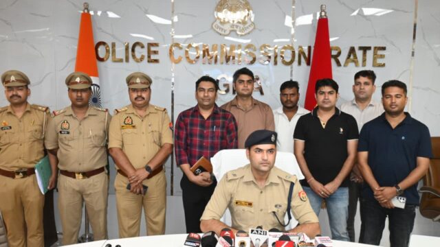 आगरा में अवैध शराब की बड़ी खेप का भंडाफोड़ 45 लाख की 310 पेटी बरामद
