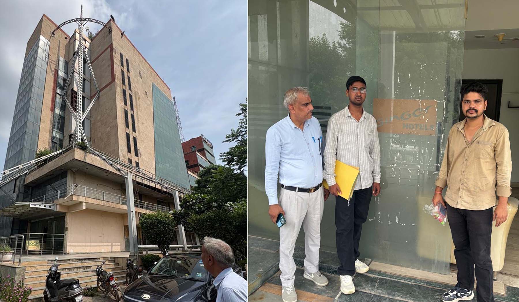 एक करोड़ से अधिक प्रॉपर्टी टैक्स बकाया, रहेजा टावर-ए व जिंजर होटल किया सील