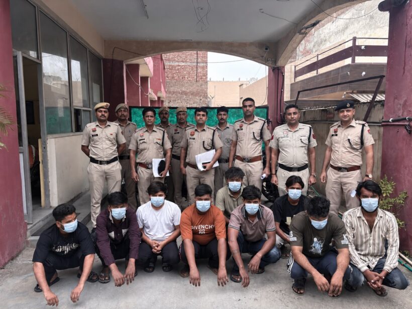 जूतों की दुकान पर बदमाशों का धावा, पुलिस ने नौ आरोपियों को जेल भेजा