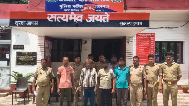 बीकेटी पुलिस ने सीसीटीवी फुटेज व डिजिटल साक्ष्यों के आधार पर पांच आरोपीयों को किया गिरफ्तार