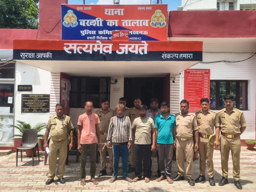 बीकेटी पुलिस ने सीसीटीवी फुटेज व डिजिटल साक्ष्यों के आधार पर पांच आरोपीयों को किया गिरफ्तार