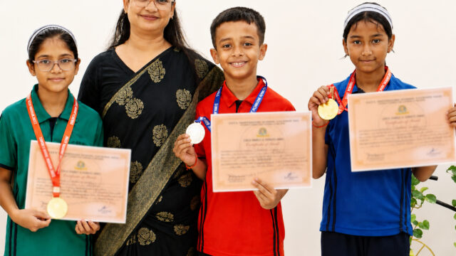 ताइक्वाण्डो चैम्पियनशिप में सीएमएस छात्रों का शानदार प्रदर्शन करते हुए 2 गोल्ड और 1 सिल्वर मेडल जीते