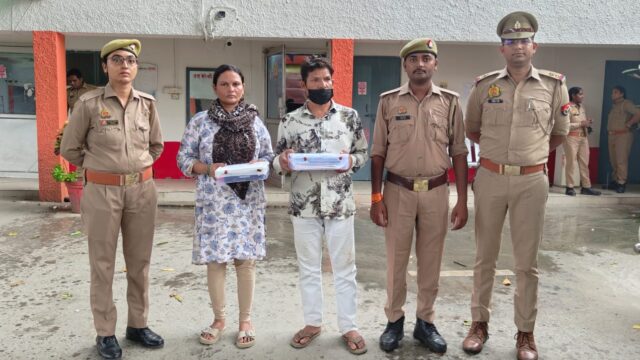 बैंक खातों से लाखों रुपए निकालने वाले दंपत्ति गिरफ्तार
