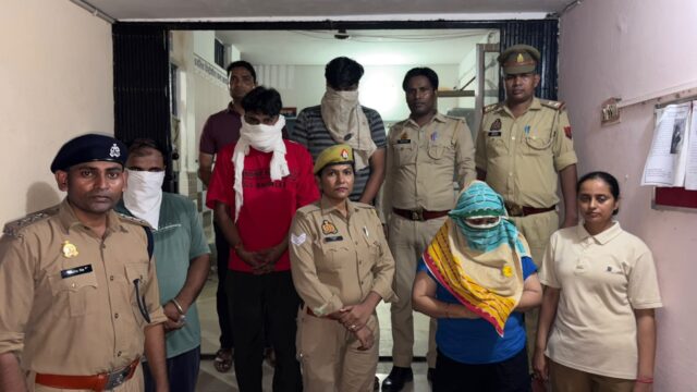 होटल में अनैतिक देह व्यापार की सूचना पर सीओ सिटी ने मारा छापा, तीन युवक और महिला गिरफ्तार