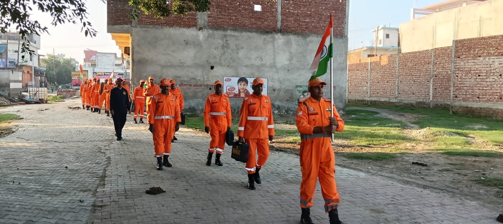  हर घर तिरंगा के “वन्दे मातरम्” अभियान के अंतर्गत NDRF द्वारा तिरंगा यात्रा आयोजित