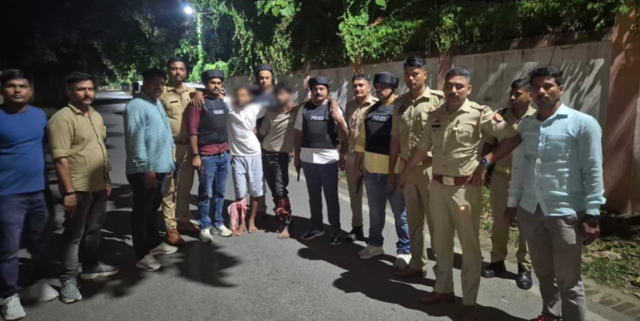 पैडलेगंज में पुलिस मुठभेड़, दो शातिर चेन स्नैचर गिरफ्तार