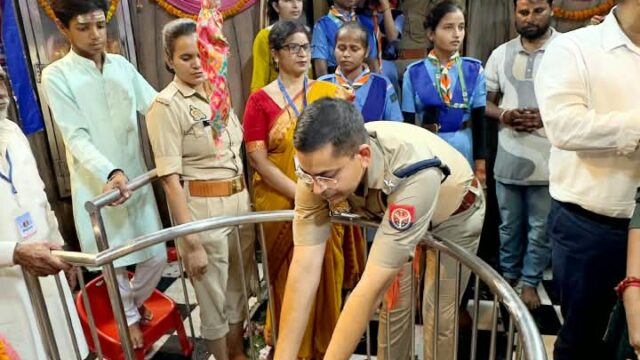 कांवड़ मार्गों पर एसपी ने परखी सुरक्षा व्यवस्था, गौरीशंकर मंदिर समेत प्रमुख स्थलों का किया निरीक्षण
