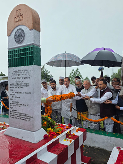 सालम क्रांति दिवस पर शहीद नर सिंह और टीका सिंह को श्रद्धांजलि