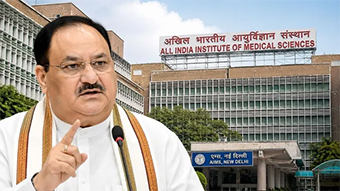 दिल्ली एम्स में भर्ती केंद्रीय स्वास्थ्य मंत्री जेपी नड्डा की हालत स्थिर