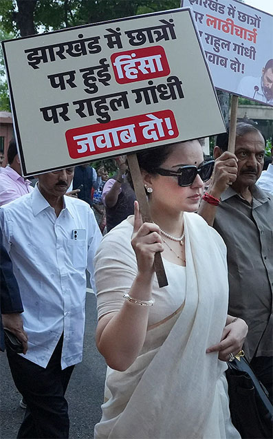 उज्ज्वल निकम, कंगना रनौत और तरुण चुघ ने राहुल गांधी को घेरा, झारखंड मुद्दे पर उठाए सवाल