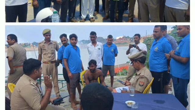 राप्ती नदी में डूब रहे युवक के लिए फरिश्ता बने पीएसी जवान, सकुशल बचाया