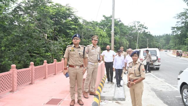 एस.एस.पी. ने किया मेले की तैयारियों का स्थलीय निरीक्षण
