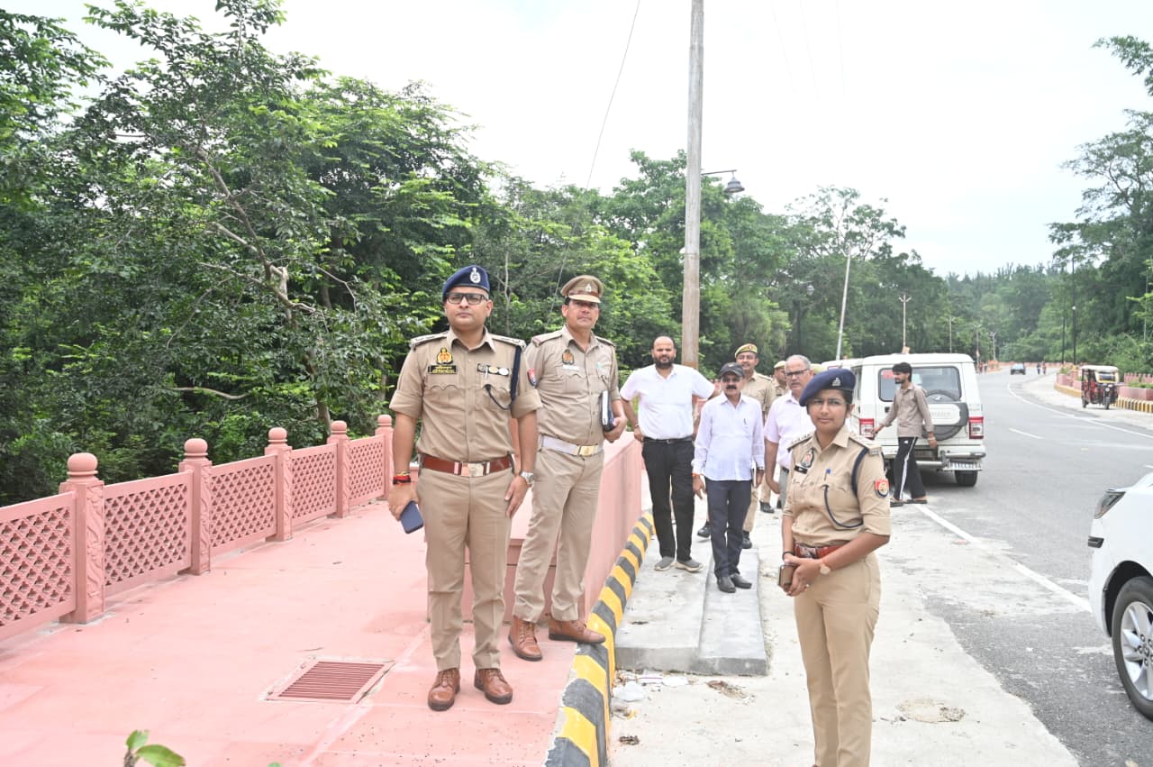 एस.एस.पी. ने किया मेले की तैयारियों का स्थलीय निरीक्षण