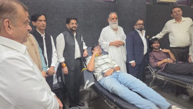 मानव रचना के मेगा रक्तदान शिविर में 2366 यूनिट रक्तदान