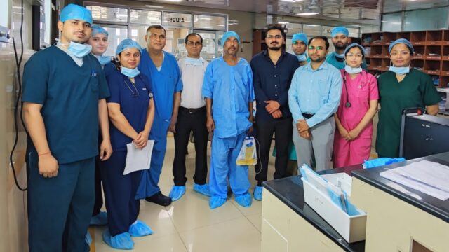 फेफड़े में फंसे 1.2 लीटर मवाद को निकाल बचाई मरीज की जान