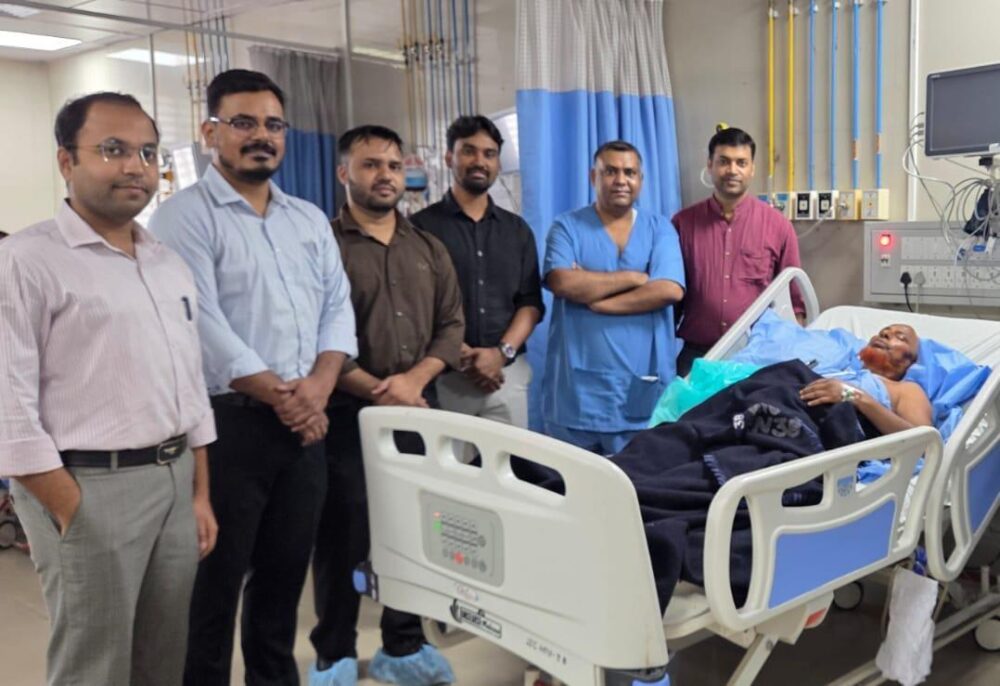 11 साल तक सीने में रहा ड्रिल बिट लंबे समय से हो रहे सीने के दर्द से राहत