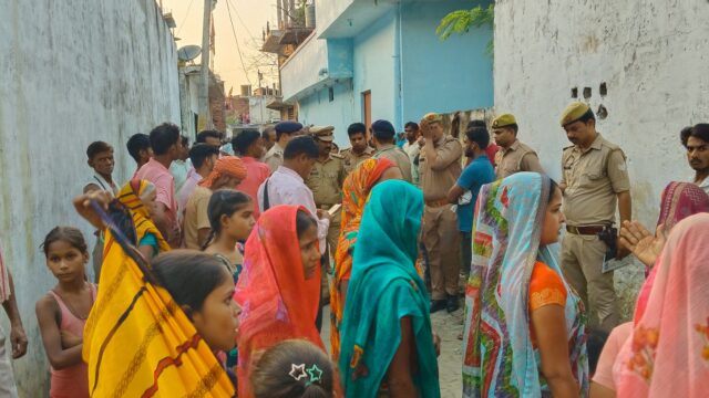 पत्नी की हत्या कर फंदे से लटका पति, जांच मे जुटी पुलिस 